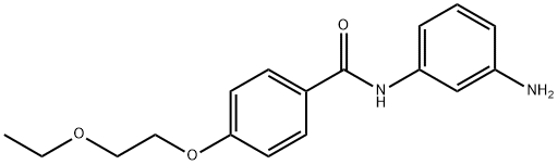 N-(3-Aminophenyl)-4-(2-ethoxyethoxy)benzamide Struktur