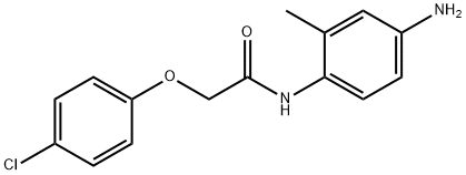 N-(4-Amino-2-methylphenyl)-2-(4-chlorophenoxy)-acetamide Struktur