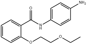 N-(4-Aminophenyl)-2-(2-ethoxyethoxy)benzamide Struktur