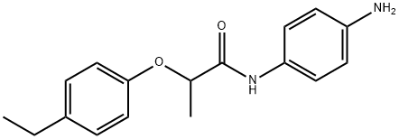 N-(4-Aminophenyl)-2-(4-ethylphenoxy)propanamide Struktur