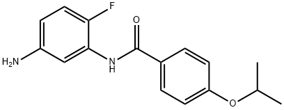 N-(5-Amino-2-fluorophenyl)-4-isopropoxybenzamide Struktur