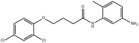 N-(5-Amino-2-methylphenyl)-4-(2,4-dichlorophenoxy)butanamide Struktur