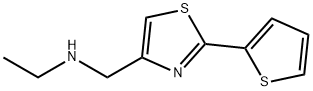 N-[(2-Thien-2-yl-1,3-thiazol-4-yl)methyl]-ethanamine Struktur