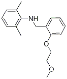 N-[2-(2-Methoxyethoxy)benzyl]-2,6-dimethylaniline Struktur