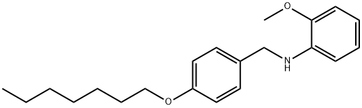 N-[4-(Heptyloxy)benzyl]-2-methoxyaniline Struktur