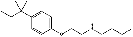 N-{2-[4-(tert-Pentyl)phenoxy]ethyl}-1-butanamine Struktur