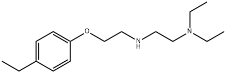 N1,N1-diethyl-N2-[2-(4-ethylphenoxy)ethyl]-1,2-ethanediamine Struktur