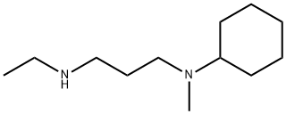 N1-Cyclohexyl-N3-ethyl-N1-methyl-1,3-propanediamine Struktur