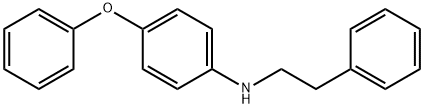 N-Phenethyl-4-phenoxyaniline Struktur