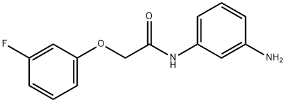 N-(3-aminophenyl)-2-(3-fluorophenoxy)acetamide Struktur