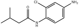 N-(4-amino-2-chlorophenyl)-3-methylbutanamide Struktur