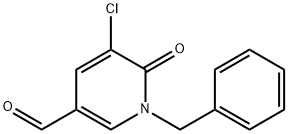 1-benzyl-5-chloro-6-oxo-1,6-dihydro-3-pyridinecarbaldehyde Struktur