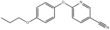 6-(4-propoxyphenoxy)nicotinonitrile Struktur