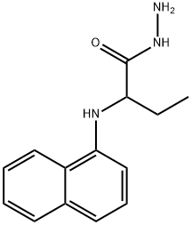 2-(1-naphthylamino)butanohydrazide Struktur