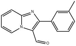 2-(3-methylphenyl)imidazo[1,2-a]pyridine-3-carbaldehyde Struktur