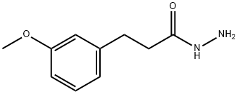 3-(3-methoxyphenyl)propanohydrazide Struktur