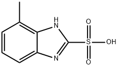 4-methyl-1H-benzimidazole-2-sulfonic acid Struktur