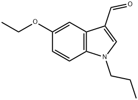 5-ethoxy-1-propyl-1H-indole-3-carbaldehyde Struktur