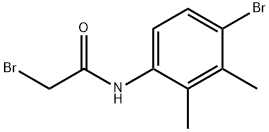 2-bromo-N-(4-bromo-2,3-dimethylphenyl)acetamide Struktur