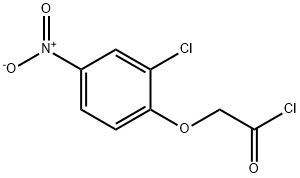 (2-chloro-4-nitrophenoxy)acetyl chloride Struktur