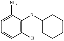 N-(2-Amino-6-chlorophenyl)-N-cyclohexyl-N-methylamine Struktur