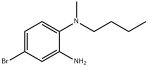 4-Bromo-N-1-butyl-N-1-methyl-1,2-benzenediamine Struktur