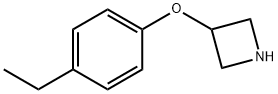 3-(4-Ethylphenoxy)azetidine Struktur