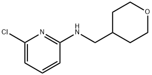 6-Chloro-N-(tetrahydro-2H-pyran-4-ylmethyl)-2-pyridinamine Struktur