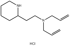 N-Allyl-N-[2-(2-piperidinyl)ethyl]-2-propen-1-amine dihydrochloride Struktur