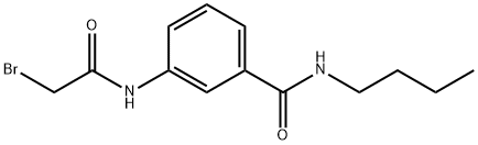 3-[(2-Bromoacetyl)amino]-N-butylbenzamide Struktur