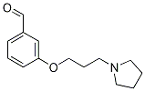 3-(3-Pyrrolidin-1-yl-propoxy)-benzaldehyde Struktur