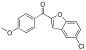 (5-Chloro-1-benzofuran-2-yl)(4-methoxyphenyl)-methanone Struktur