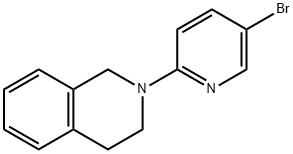 2-(5-Bromo-2-pyridinyl)-1,2,3,4-tetrahydroisoquinoline Struktur