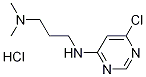 N1-(6-Chloro-4-pyrimidinyl)-N3,N3-dimethyl-1,3-propanediamine hydrochloride Struktur