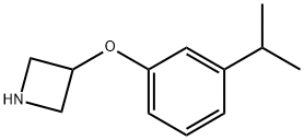 3-(3-Isopropylphenoxy)azetidine Struktur