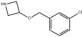 3-[(3-Chlorobenzyl)oxy]azetidine Struktur