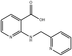 2-[(2-Pyridinylmethyl)amino]nicotinic acid Struktur