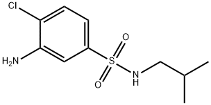 3-Amino-4-chloro-N-isobutylbenzenesulfonamide Struktur