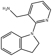 [2-(2,3-Dihydro-1H-indol-1-yl)-3-pyridinyl]-methanamine Struktur