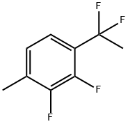 1-(1,1-Difluoroethyl)-2,3-difluoro-4-methylbenzene Struktur