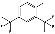 4-(1,1-Difluoroethyl)-1-fluoro-2-(trifluoromethyl)benzene Struktur