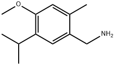 5-Isopropyl-4-methoxy-2-methyl-benzylamine Struktur