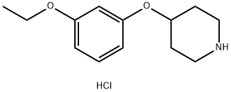 4-(3-Ethoxyphenoxy)piperidine hydrochloride Struktur