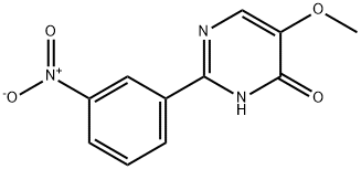 5-Methoxy-2-(3-nitrophenyl)-4-pyrimidinol Struktur