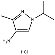 1H-pyrazol-4-amine, 3-methyl-1-(1-methylethyl)- Struktur