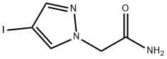 1H-pyrazole-1-acetamide, 4-iodo- Struktur