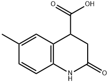 4-quinolinecarboxylic acid, 1,2,3,4-tetrahydro-6-methyl-2- Struktur