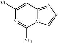 7-Chloro[1,2,4]triazolo[4,3-c]pyrimidin-5-amine Struktur