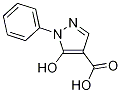 5-Hydroxy-1-phenyl-1H-pyrazole-4-carboxylic acid Struktur