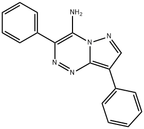 3,8-Diphenylpyrazolo[5,1-c][1,2,4]triazin-4-amine Struktur